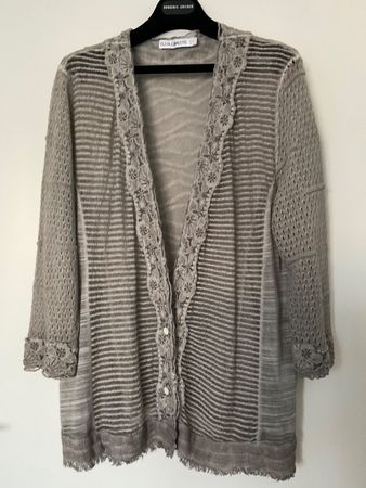 Elisa Cavaletti Longjacke Cardigan Gr 44/46 neuwertig