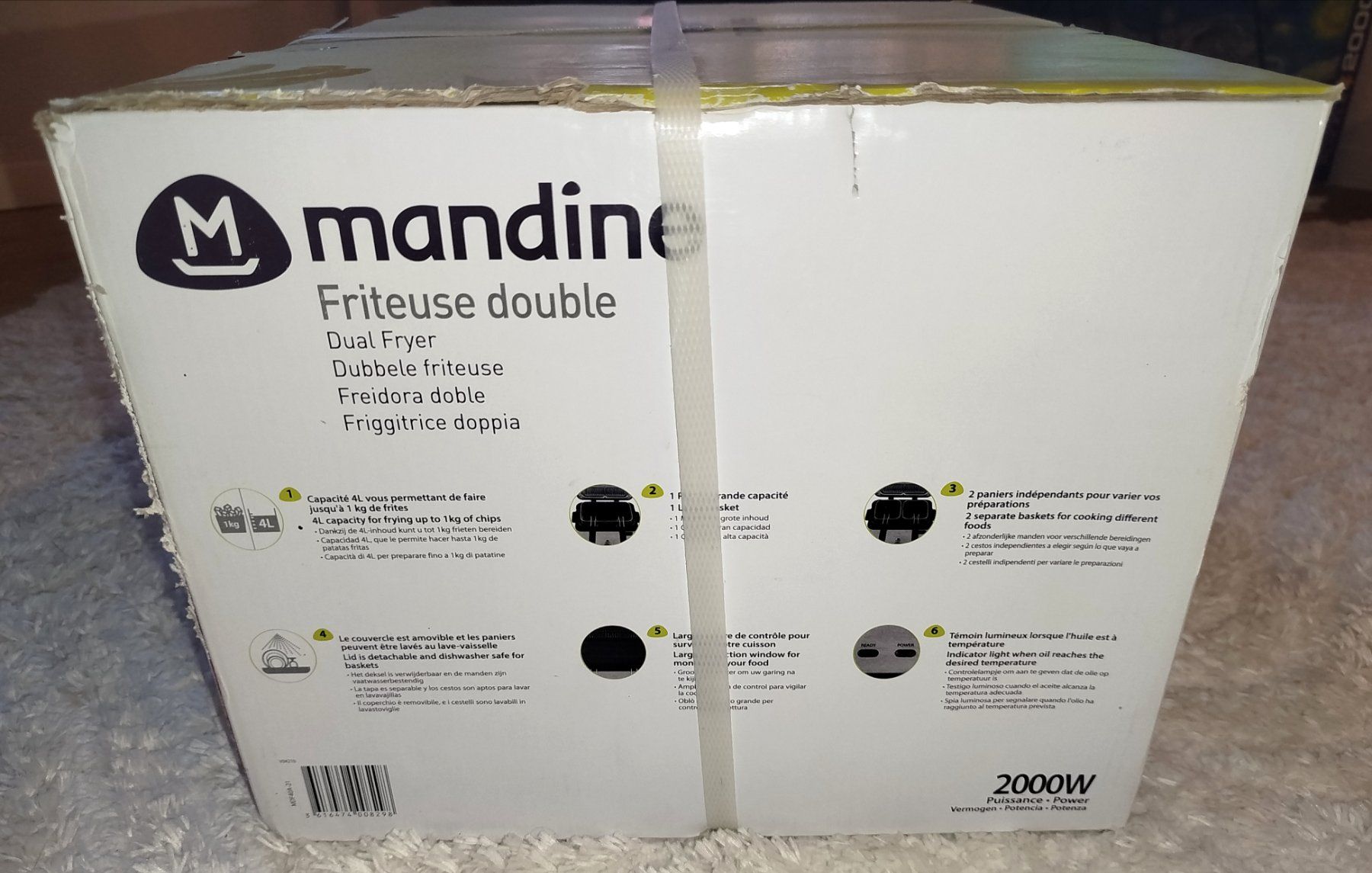 Appareils de cuisine: Friteuse double – Neuf avec emballage d'origine à La Verrerie par del_gv9n 1