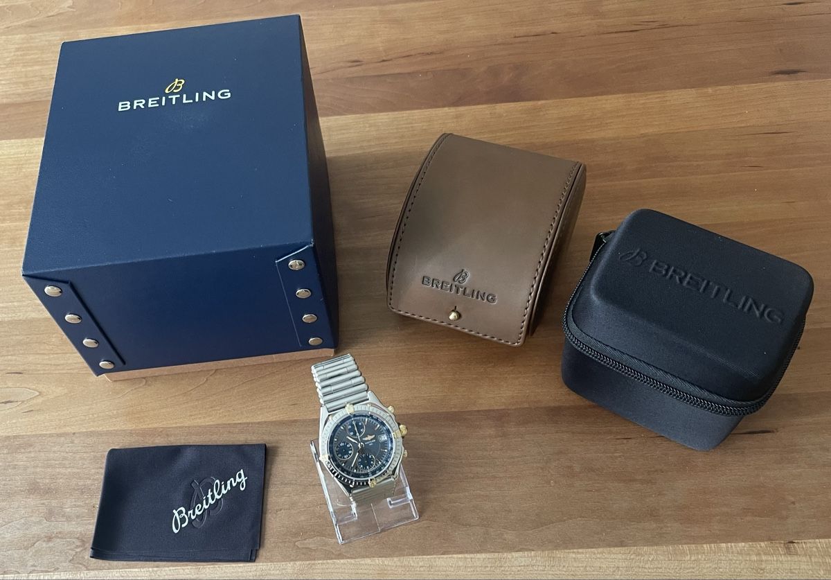 Breitling Orologi: bei BREITLING revidierter Chronomat Automatic Chronographe – Usato da Embrach venduto da Canderau 2