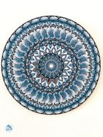 Mandala auf Holz, Mandala Bild, Geschenk, Wandbild, Deko