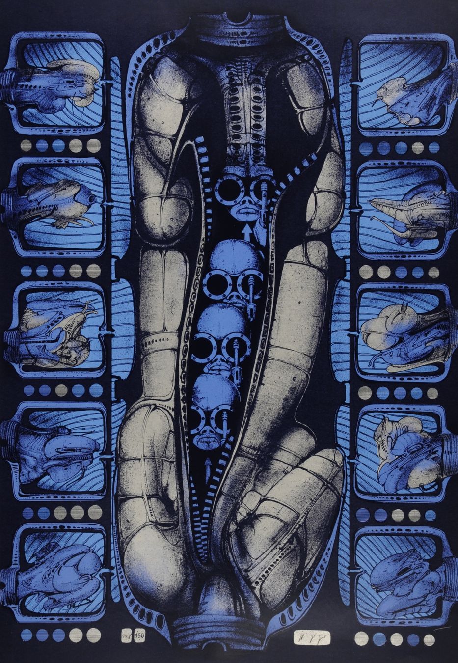 Grafica & Litografie: Litho A- Rhesus positiv von Hr Giger – Nuovo (secondo la descrizione) da Engelberg venduto da bel_5zn2