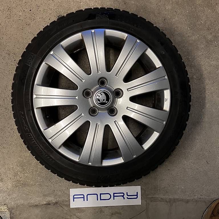 Skoda Pneus & Kompletträder: 4 x Winterräder 17 Zoll - Skoda Octavia Skoda Yeti - 5.6mm – Gebraucht aus Gipf-Oberfrick von car4y0u