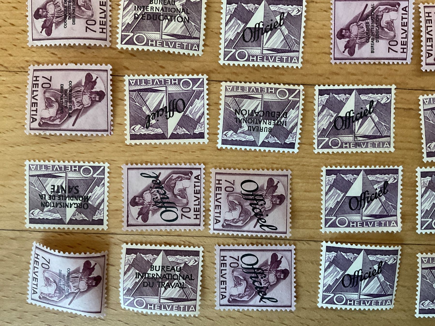 Tutti i francobolli: 26.60Fr Ämter Frankaturware ungestempelt postfrisch Sammlung – Nuovo (secondo la descrizione) da Wil SG venduto da Chefsugus 3