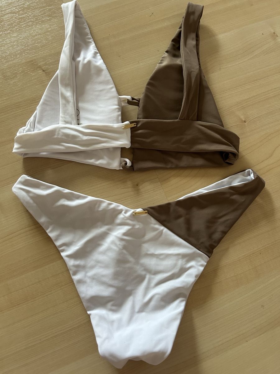 Badekleider & Bikinis: Hochwertiges Bikini braun/weiss – Neu (gemäss Beschreibung) aus Windisch von Shakira085 2
