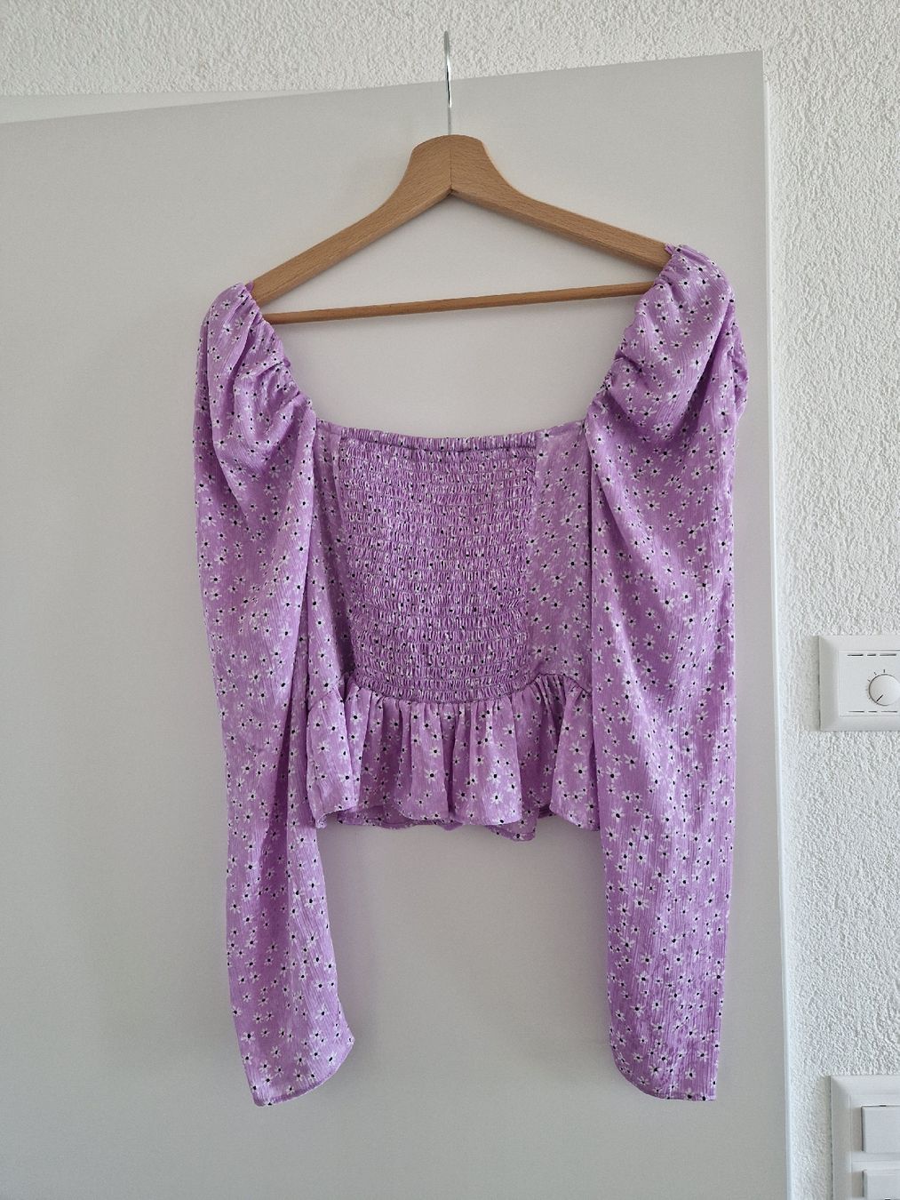 Zara Blusen: Zara Bluse, S, Lila Blumen – Neu (gemäss Beschreibung) aus Wil SG von an_ka 1