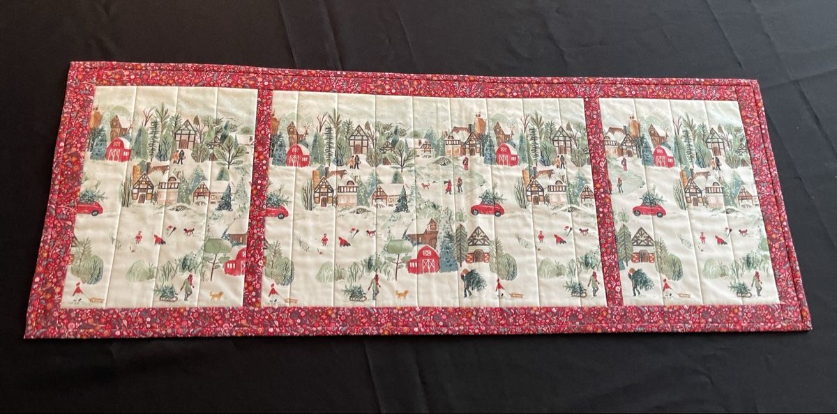 Alle Dekorationen: Chemin de table de Noël patchwork  – Neu und originalverpackt aus La Chaux-de-Fonds von NathalieM07 6