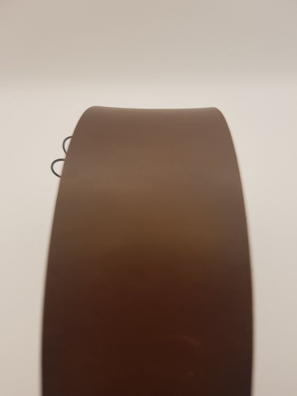 Stoffe: Lederriemen dunkelbraun 3 cm, ca. 113 cm – Neu und originalverpackt aus Menziken von Zyropa 2