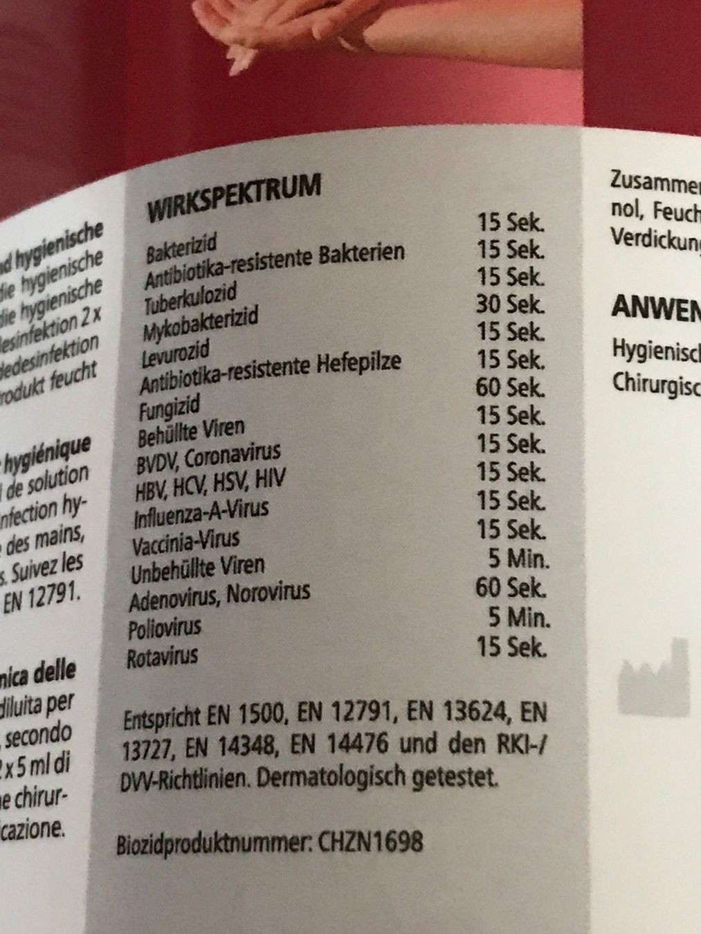 Prodotti per la cura medica: 500 ml pflegendes Desinfektionsgel – Nuovo e nell'imballaggio originale da Muttenz venduto da Susanne81002 2
