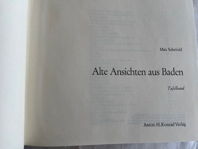 Libri: Alte Stadtansichten von Baden – Usato da Romanshorn venduto da Knut4 1