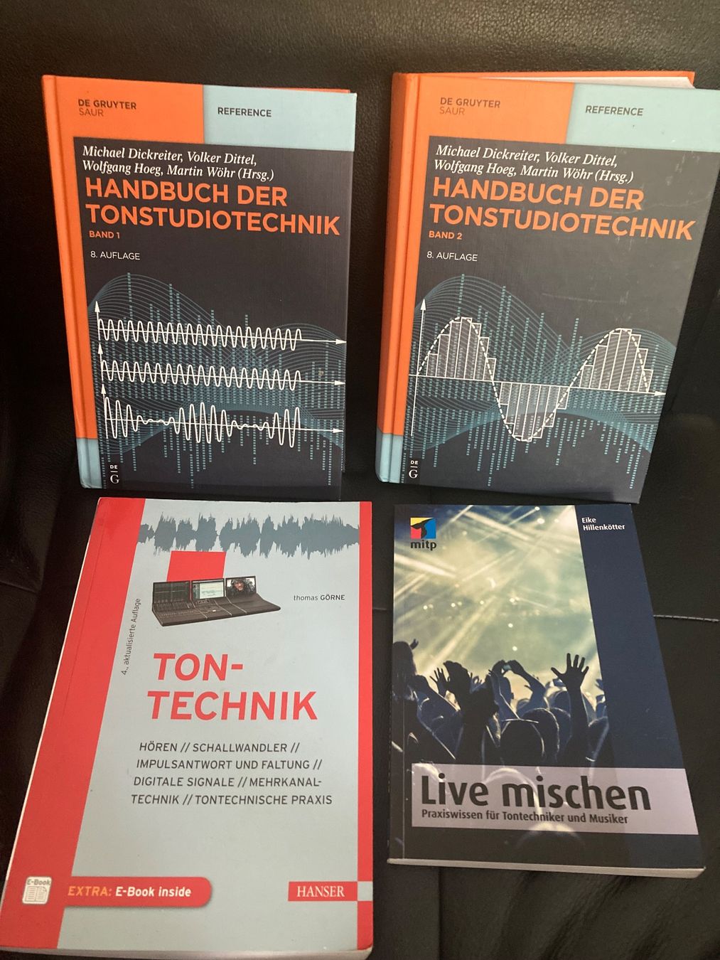 Bücher: Dj Handbuch der Tonstudiotechnik Band 1 & 2 , live mischen – Gebraucht aus Bern von TotheMoonnn