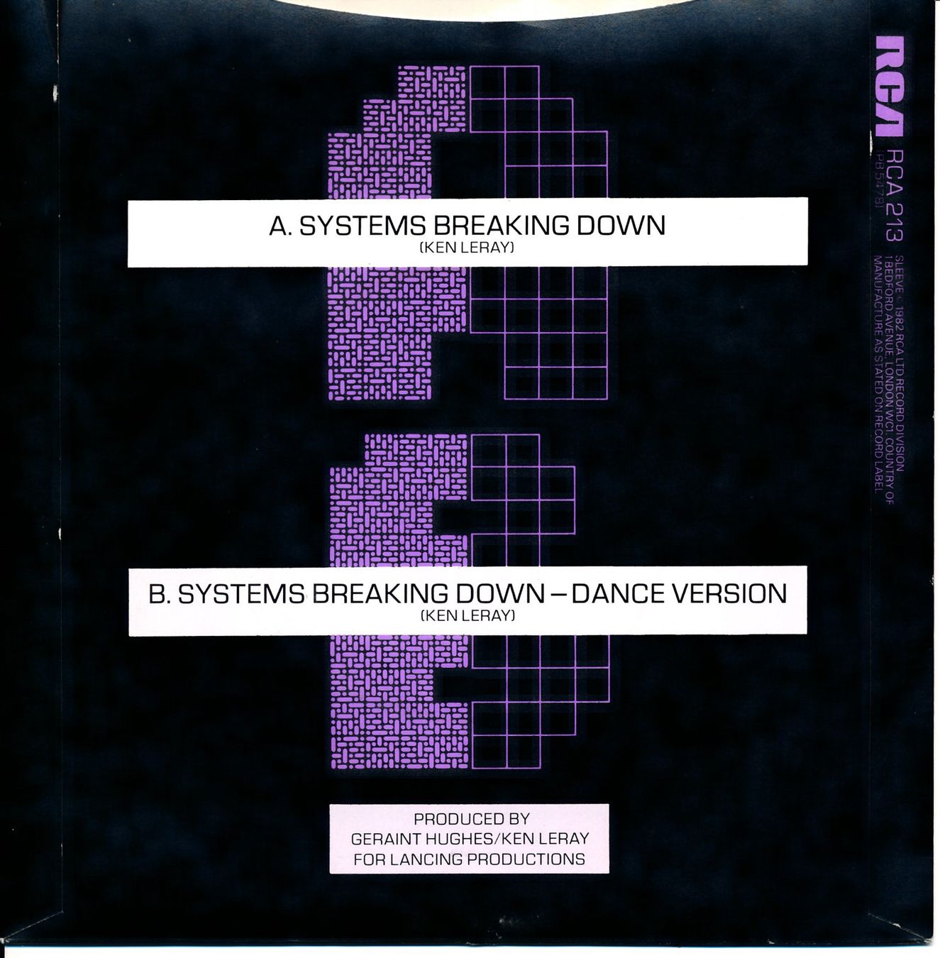 Dischi in vinile: ANNA - SYSTEMS BREAKING DOWN (7'' Vinyl Single NM) – Usato da Hedingen venduto da Studers 1