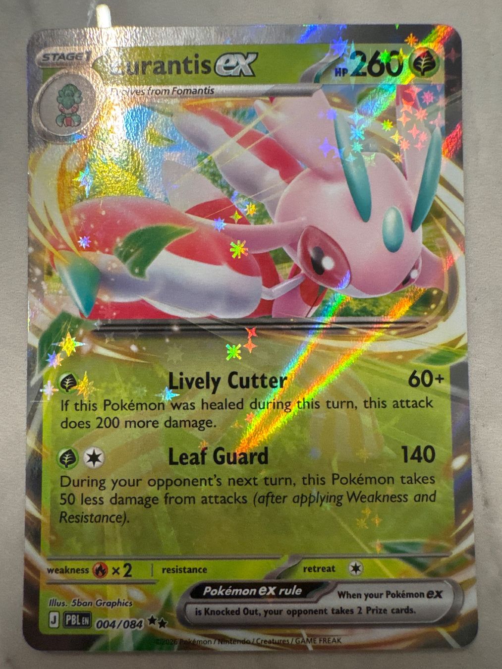 Pokémon Sammelbilder & Trading cards: Lurantis ex PBL004 EN - Pitch Black Englisch – Neu (gemäss Beschreibung) aus Wil SG von Prof.Eich