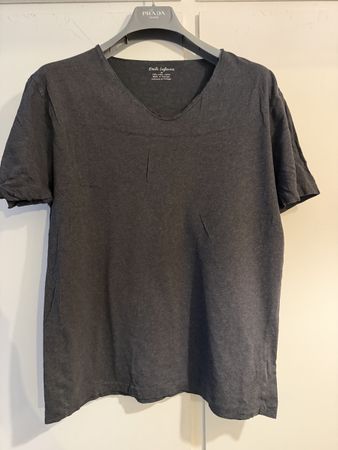 T-shirt Emile Lafaurie cotone M Made in Portugal V-neck char