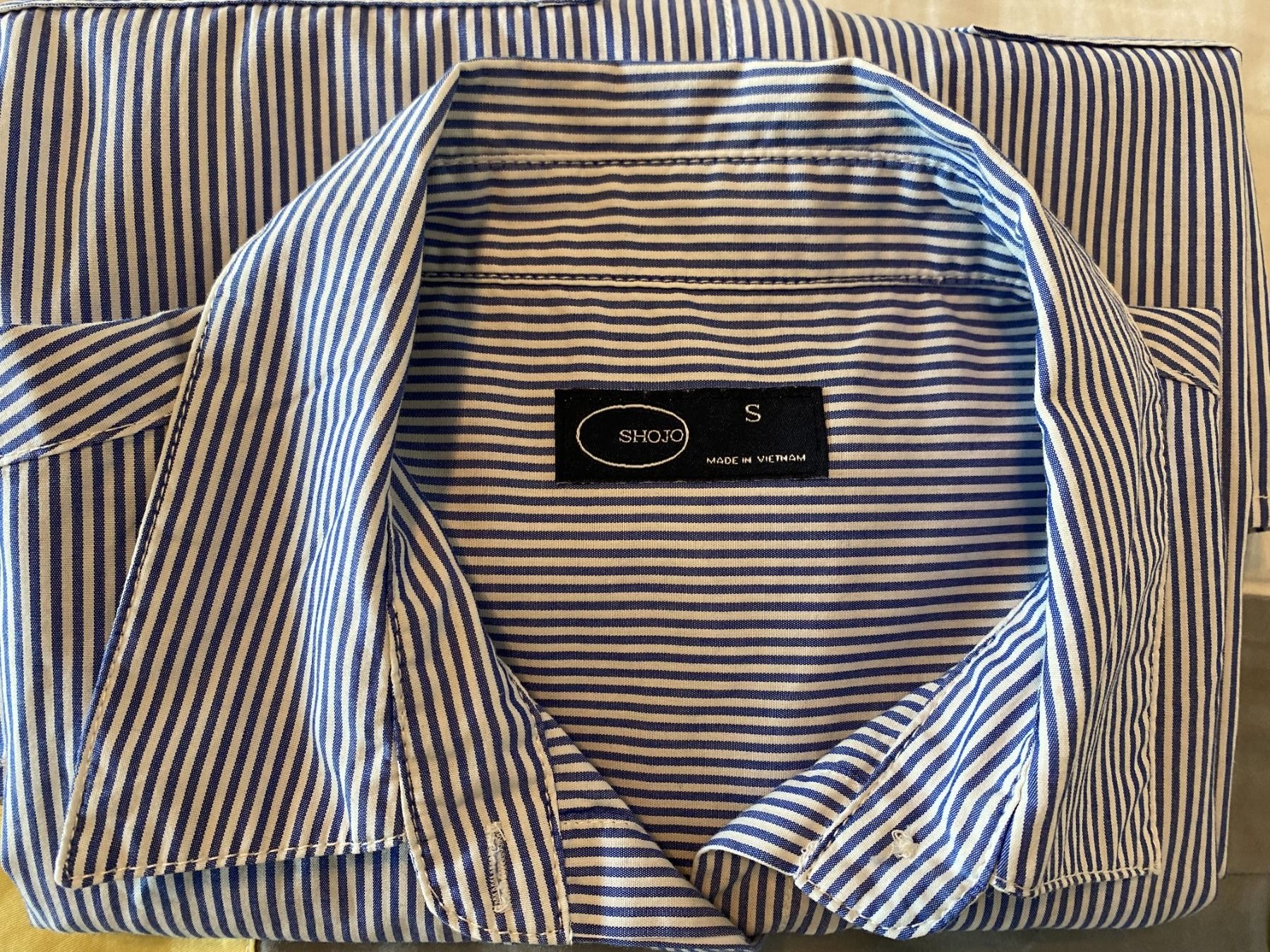 Kleider: Gestreiftes blaues Hemdkleid Größe S – Gebraucht aus Dübendorf von Levintreyer 5