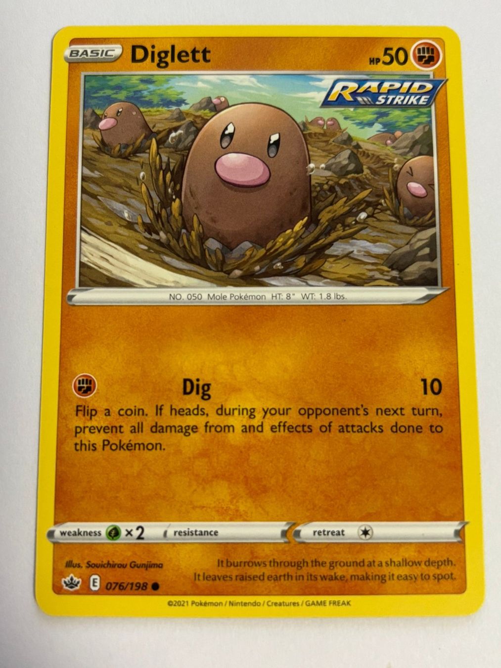 Pokémon Carte collezionabili: Pokemon-Karte Diglett 076/198 – Usato da Herisau venduto da Seyashop1