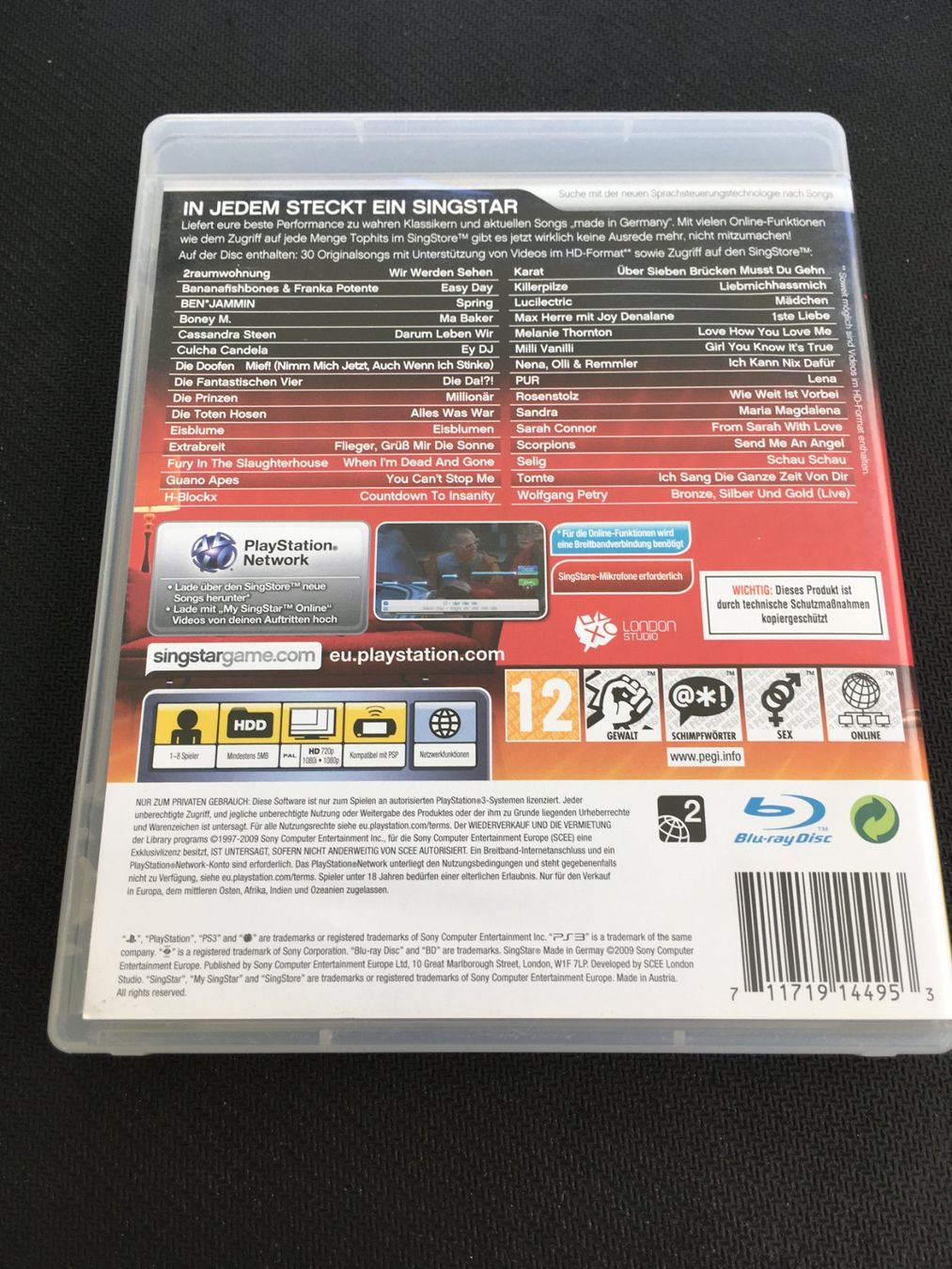 Sony Giochi: Singstar Made in Germany - Playstation 3 / PS3 – Usato da St.Gallen venduto da Punktchen01 1