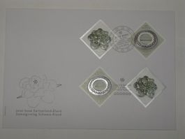 Sondermarken FDC 03.09.2015 " Gem. Ausgabe Schweiz -  Àland"