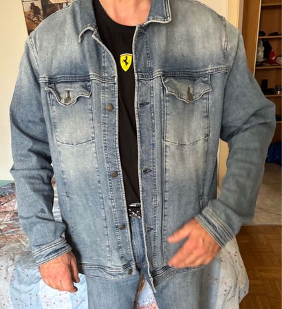 Veste jeans pour homme marque Timberland taille 3XL