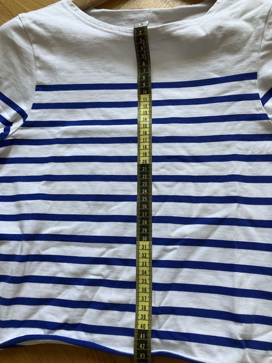 T-shirt: Gestreiftes Langarm T-Shirt U-Boot Grösse S – Usato da Basel venduto da carmeni71 1