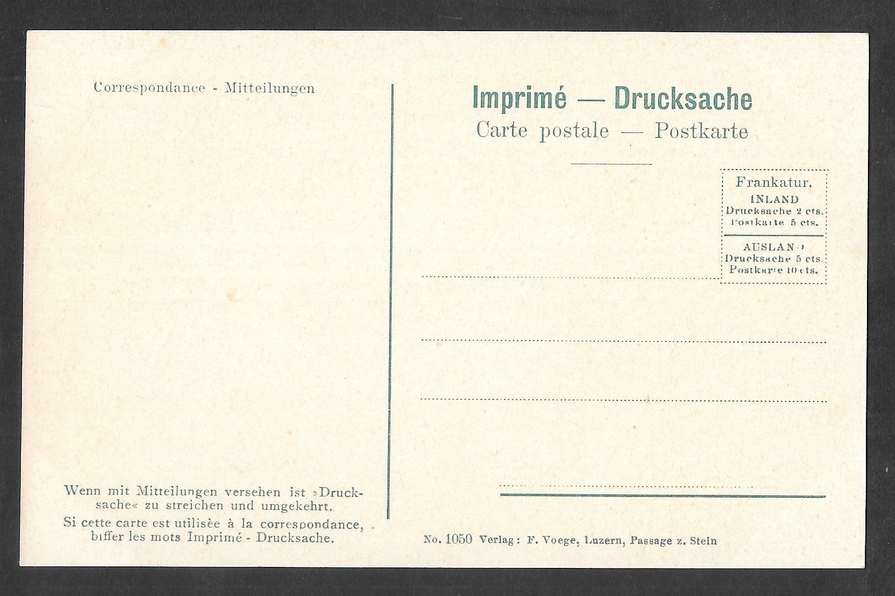 Cartoline postali: Luzern Hôtel Raben – Usato da Olten venduto da clotaldi 1