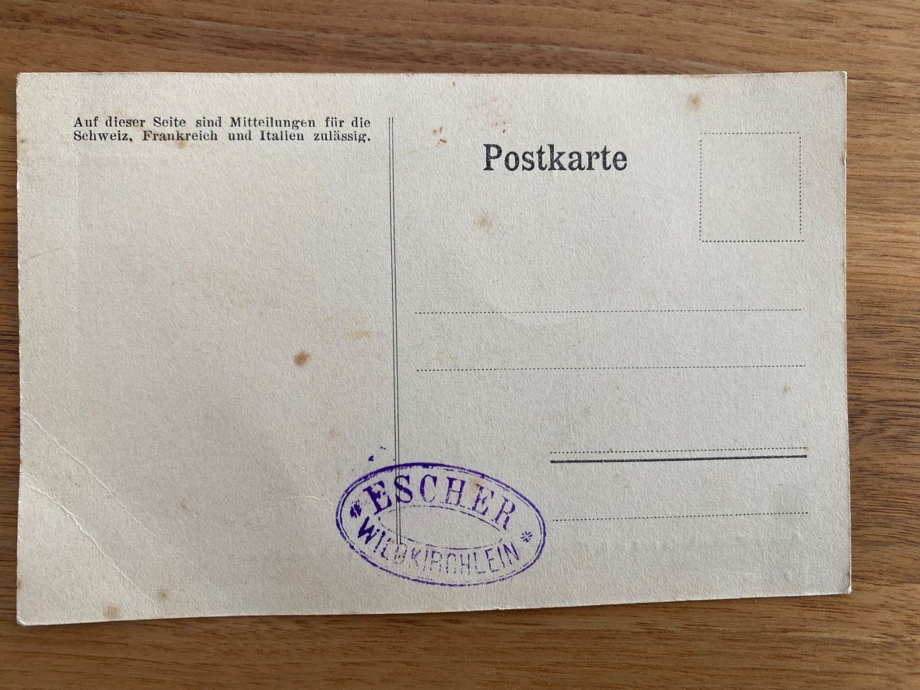 Cartoline postali: Ansichtskarte - Äscher – Usato da Unterterzen venduto da bac_287t 1