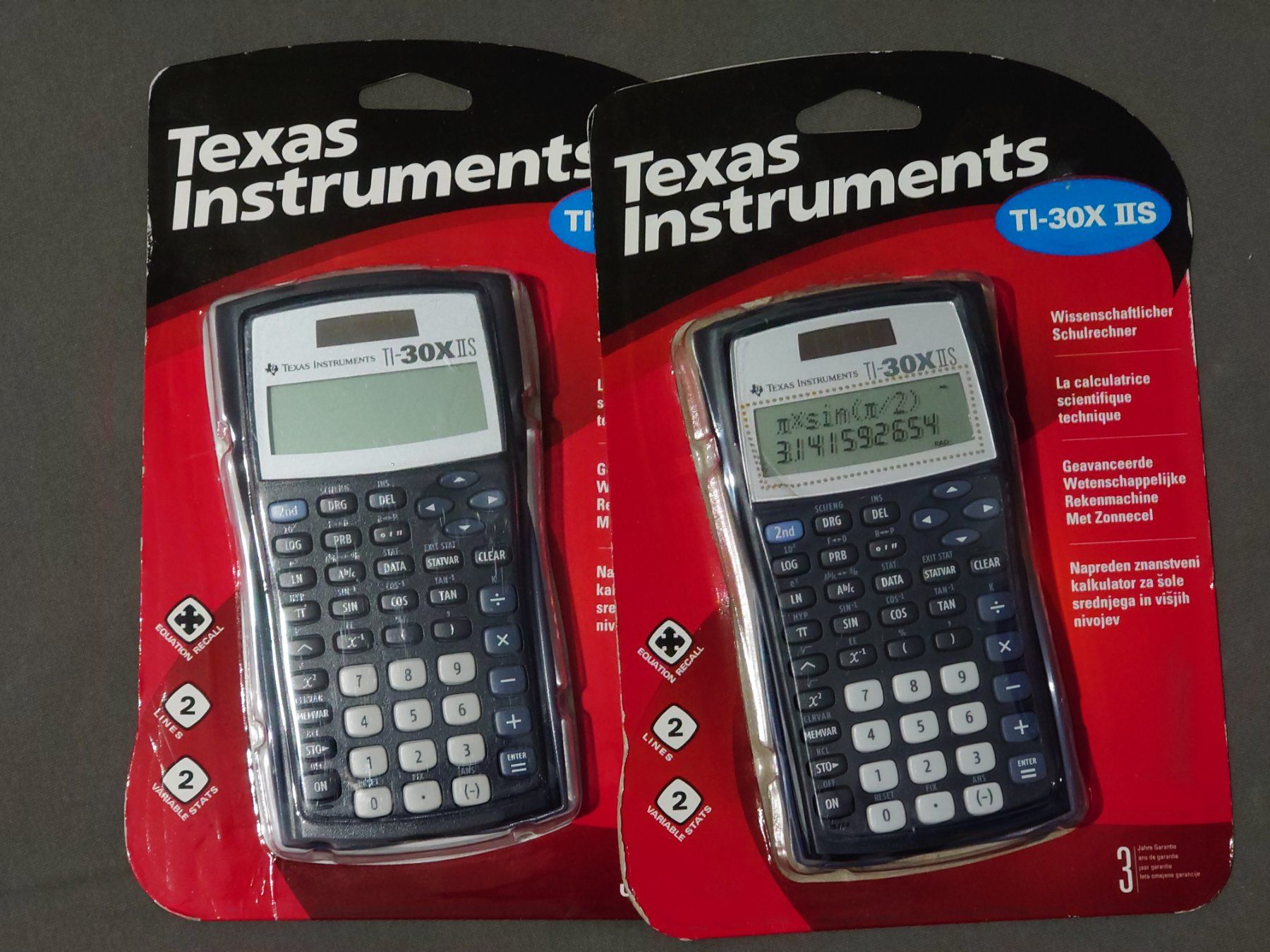 Texas Instruments Taschenrechner: Texas Instruments TI-30X IIS – Neu und originalverpackt aus Rheinfelden von