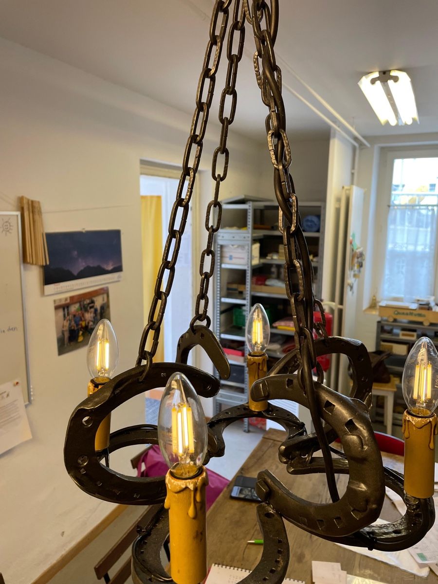 Lampadari & plafoniere: Hufeisenlampe Unikat – Usato da Mettmenstetten venduto da Idefix070 2