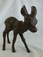 Reh aus Vollbronze um 1930 gemäss Bilder.
