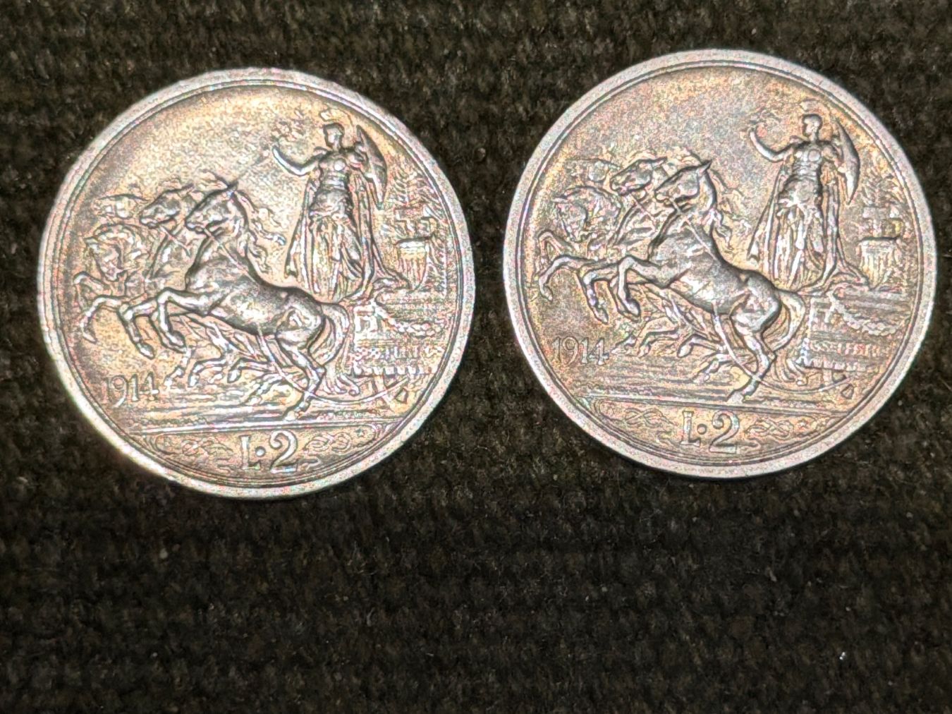 Tutti le monete: Italien 2 Lire 1914 x2 – Usato da Bellinzona venduto da Andreea90