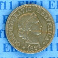 CHF___0.05 1882 -stgl 5 Rappen