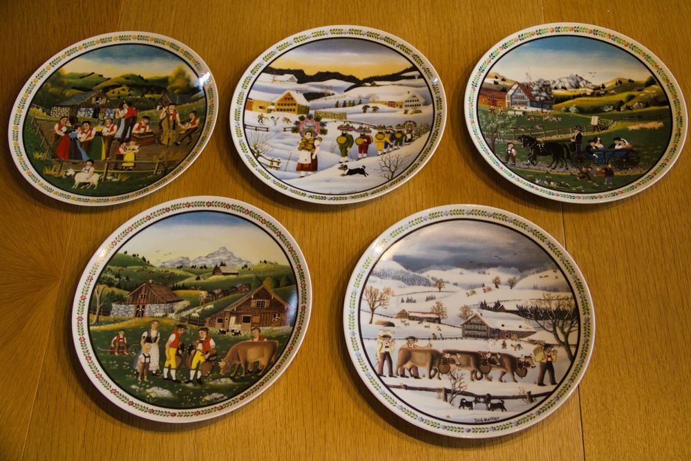 Dölf Mettler Appenzeller Teller Set (Gebraucht) in Tägerig für CHF 20 ...