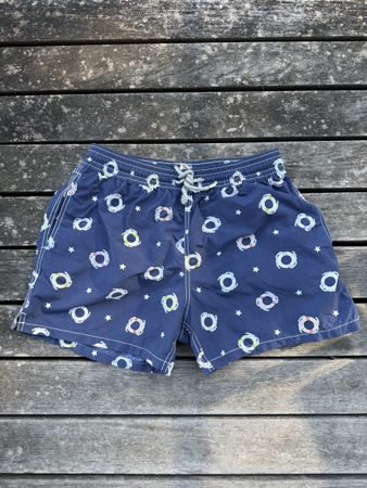 Vilebrequin Badehose Swimpants Swim Badeshorts Blau Gr. XL 