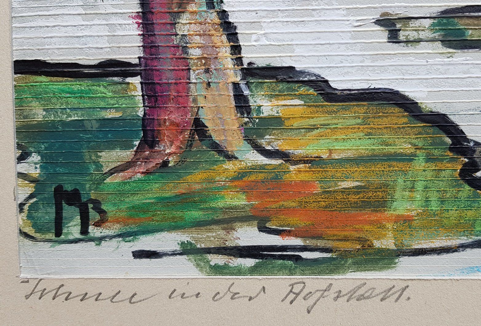 Gemälde: " Schnee in der Hofstatt"   Max Bohren - Schweizer Kunst – Gebraucht aus Horw von Kunstreich7 2