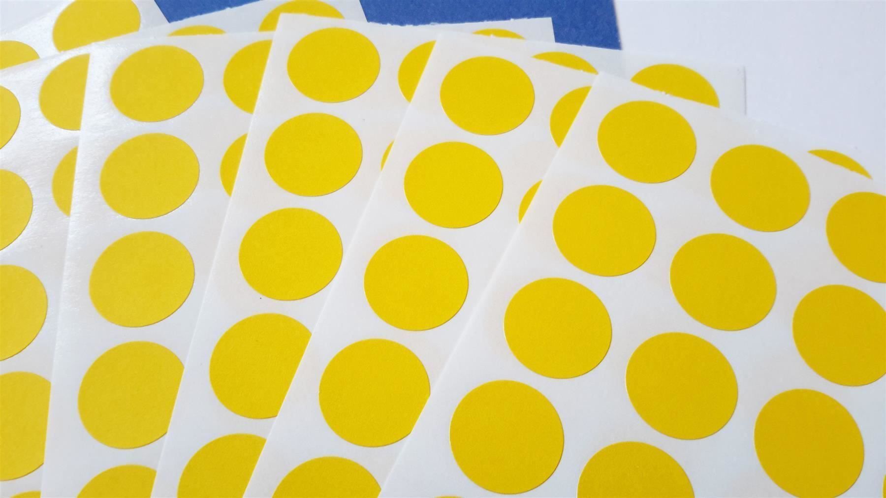 Sticker: Markierungspunkte, gelb, 15mm, 168 Stück – Nuovo e nell'imballaggio originale da St. Gallen venduto da cointec 5