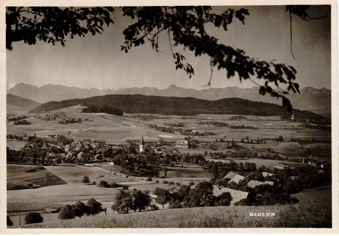 Ansichtskarten: Biglen  1931 – Gebraucht aus Wolhusen von Curver9