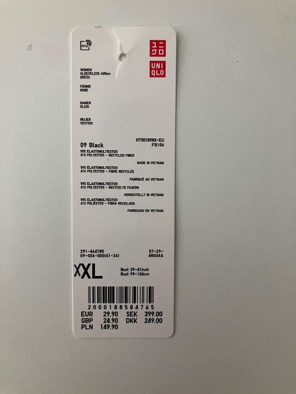 Uniqlo Blusen: Uniqlo Bluse blau Grösse XXL – Neu und originalverpackt aus Wettingen von Tigabella 6