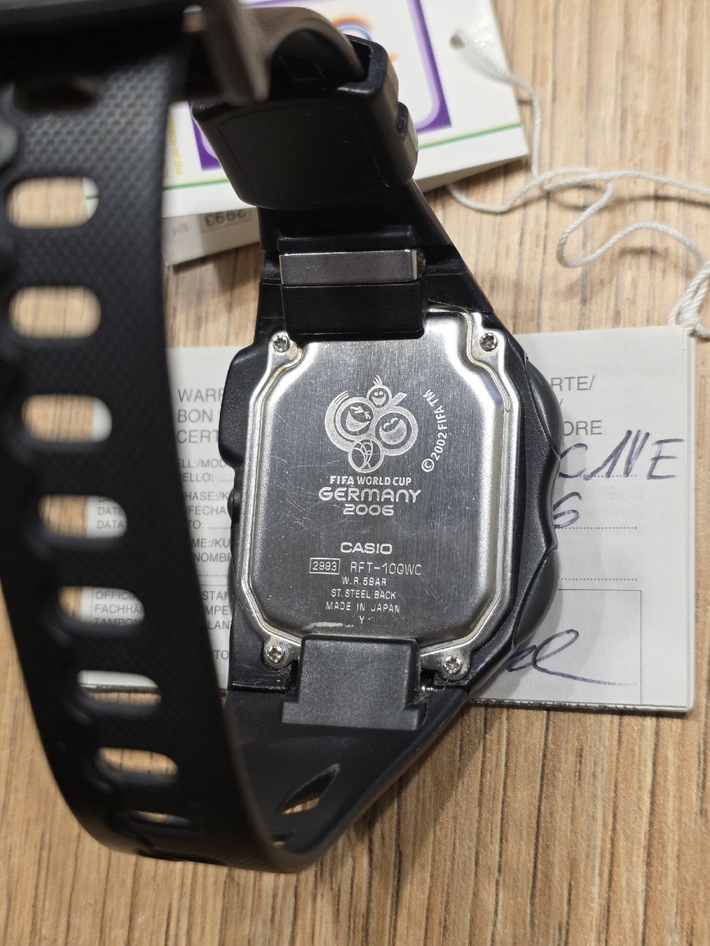 Casio Orologi: Casio RFT-100WC FIFA 2006 édition – Usato da Kreuzlingen venduto da Diri9 4