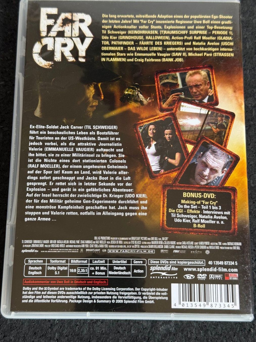 Tutti i DVDs: FAR CRY 2 Disc Special Edition DVD DE/EN uncut Til Schweiger – Usato da Fribourg venduto da tschjoly 1