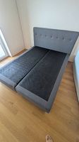In Bern: Boxspringbett grau 160×200 Top Zustand