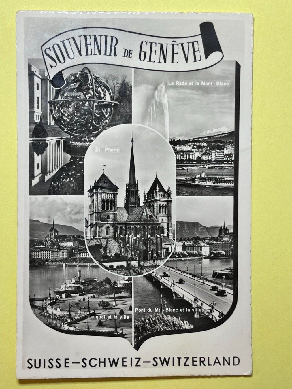 Cartoline postali: Souvenir de Genève – Usato da Steg VS venduto da _vinci_