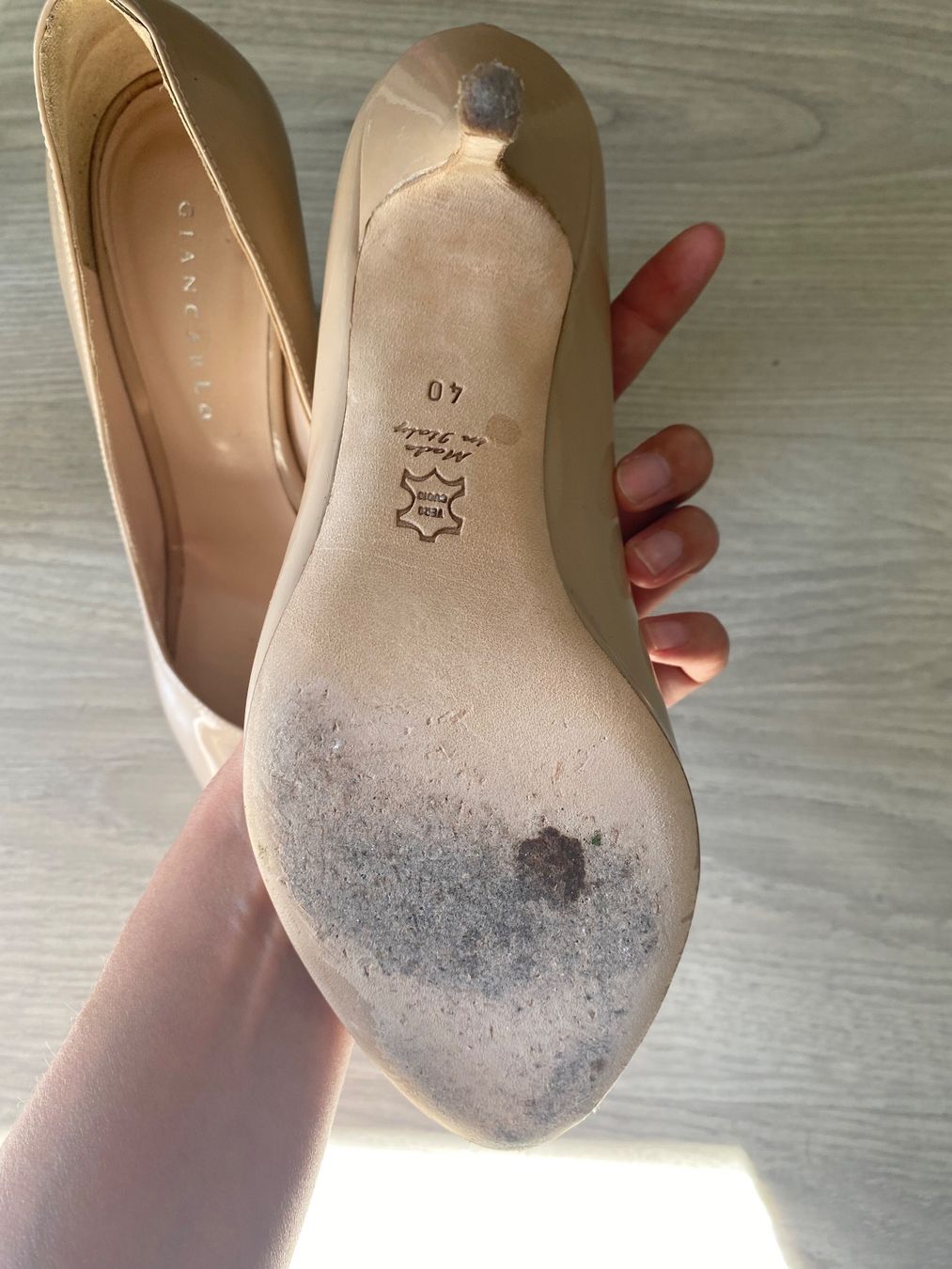 Scarpe da donna: Chaussures à talon en cuir – Usato da Lausanne venduto da Mlle-Artemis 4