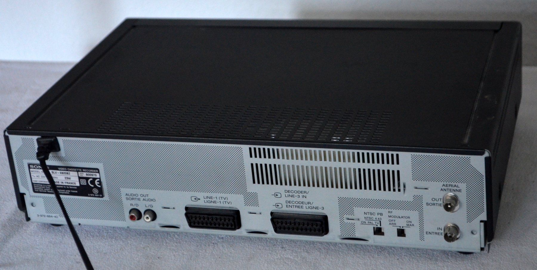 Funai Registratori: Sony SLV- E820BZ Videorecorder / magnétoscope VHS – Usato da Collonges venduto da arashee 4