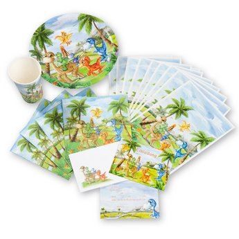 Altro per bambini: Partyset - Partygeschirr Dino – Nuovo e nell'imballaggio originale da Wetzikon ZH venduto da shoo-shoos