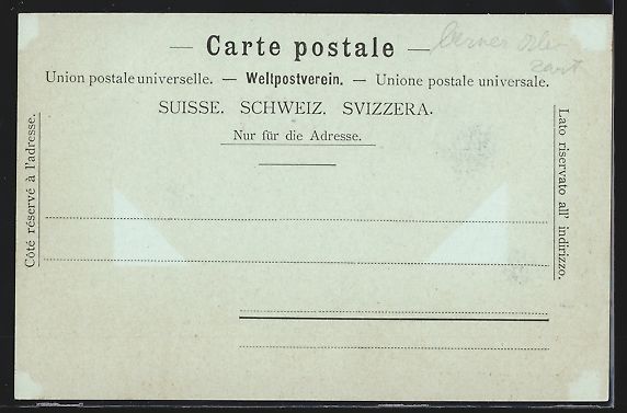 Cartoline postali: Mondschein-AK Interlaken, Ortsansicht au – Usato da Berlin venduto da bartko-reher 1