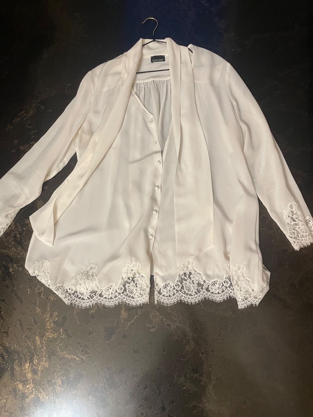 Camicette: Ermanno Scervino Hemd - Seta Seide – Usato da Minusio venduto da Pink222