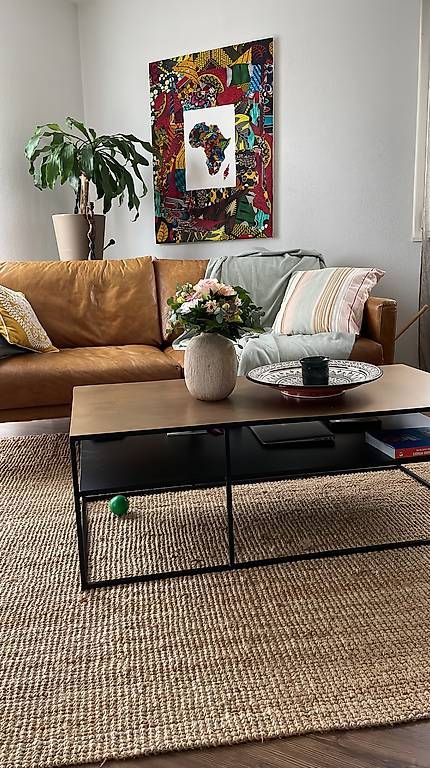 Maisons du monde Sofas: Canapé cuir véritable, maison du monde – Gebraucht aus Cressier FR von feh_6bbf
