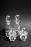Vintage ESSIG / ÖL / SENF - Menagerie, wohl unbenutzt, 1960