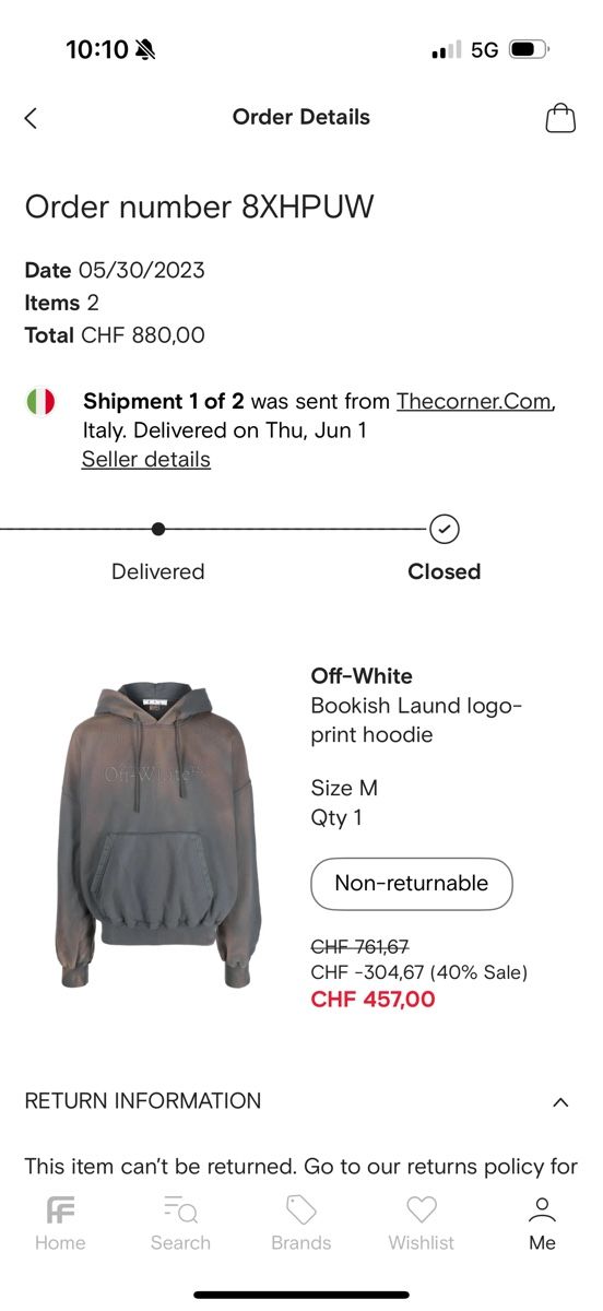Off-White Maglioni & Felpe: Off white hoodie M – Usato da Giubiasco venduto da Darkemperor 1