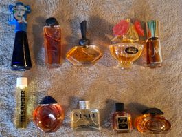 Vintage Parfum Miniaturen Set 10 Stück verschiedene Marken