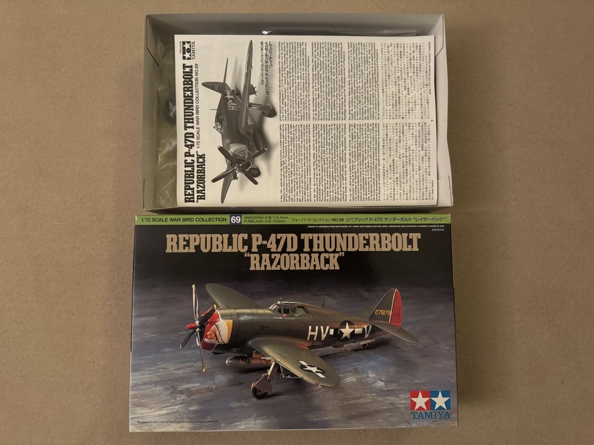 Tamiya Kit di modellismo & Modellini statici: Tamiya P 47 Thunderbolt – Nuovo (secondo la descrizione) da Sissach venduto da D.Siech 1